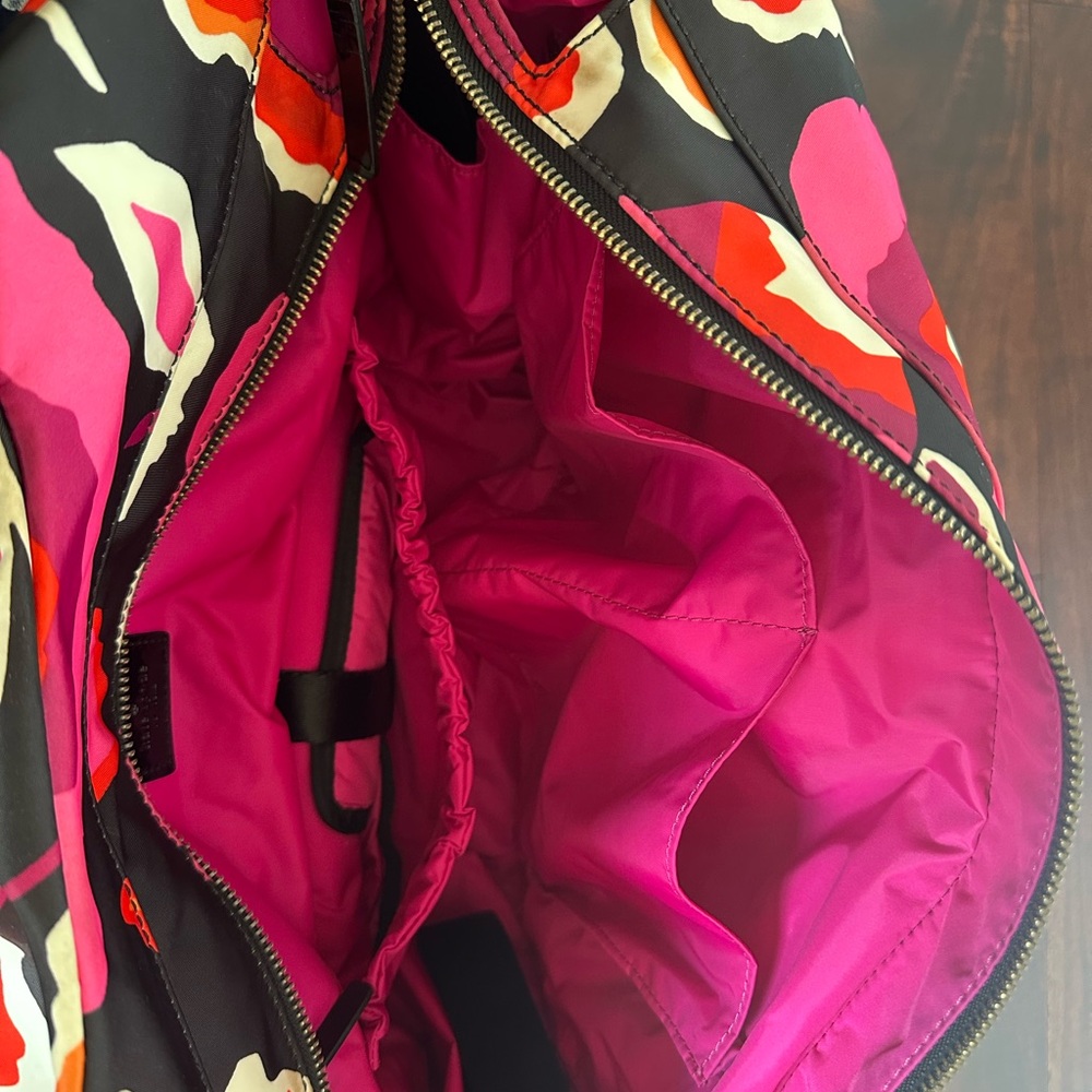 Kate Spade Floral Diaper or Tote Bag with Black Handles - Picture 5 of 5